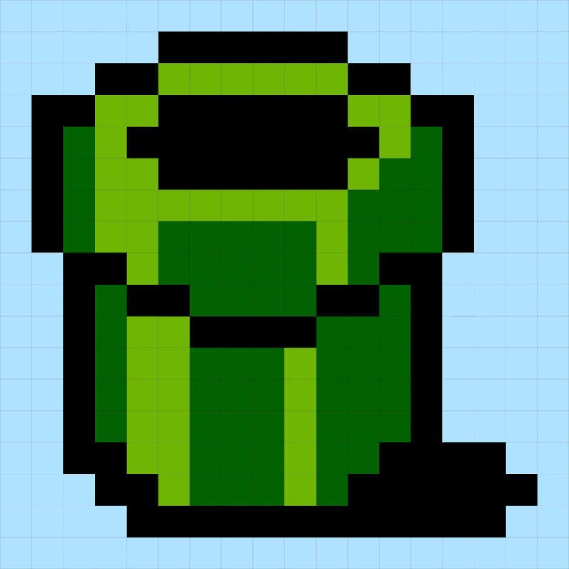Mario QAL green pipe
