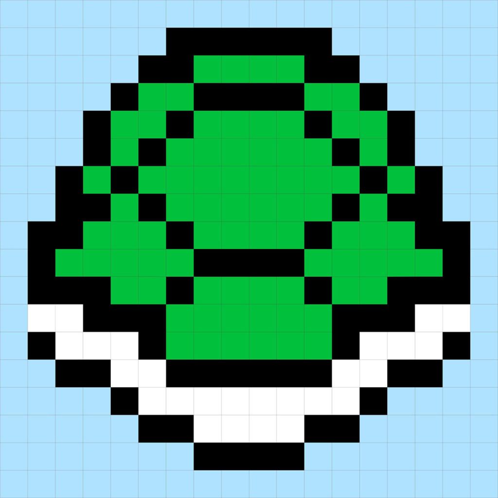 Mario QAL turtle shell