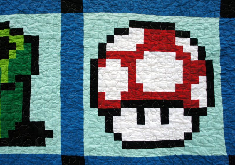 Mario quilt 3,888 pieces