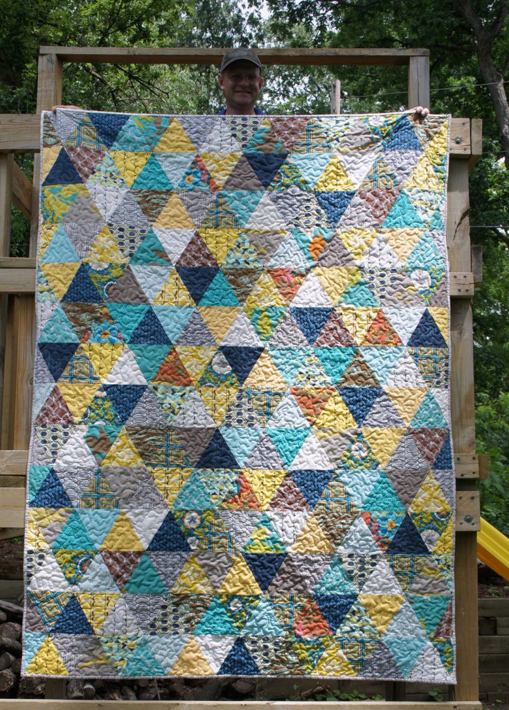 Triangle Jungle Quilt