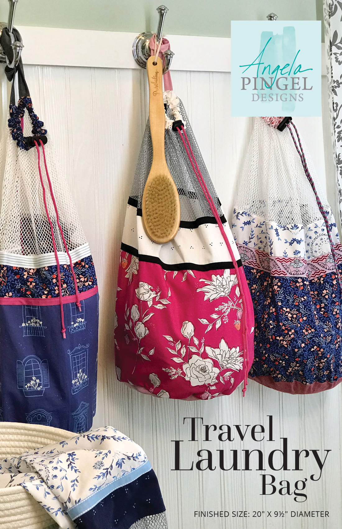 Travel Laundry Bag  Digital PDF Pattern – Angela Pingel