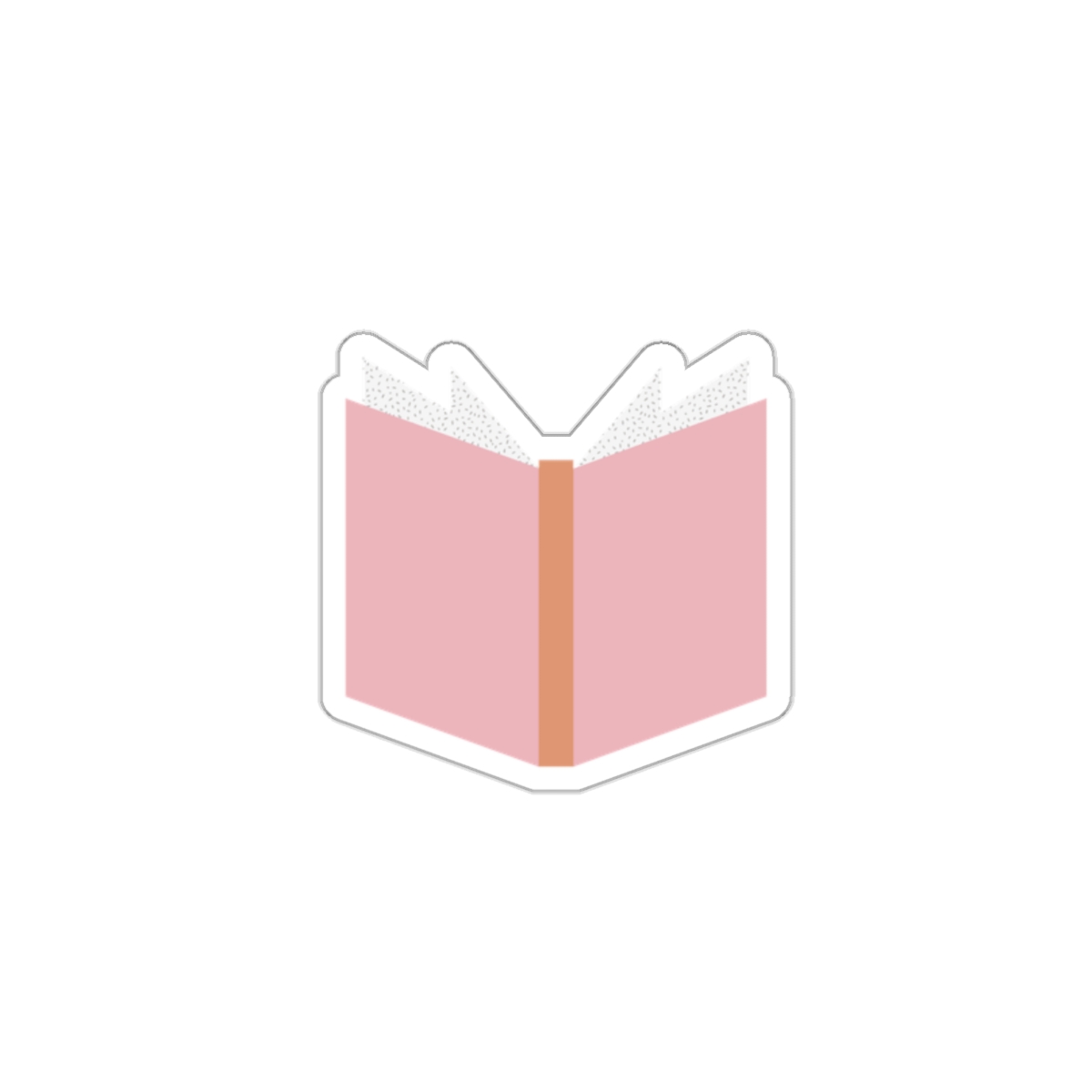 Pink Pastel Books' Sticker